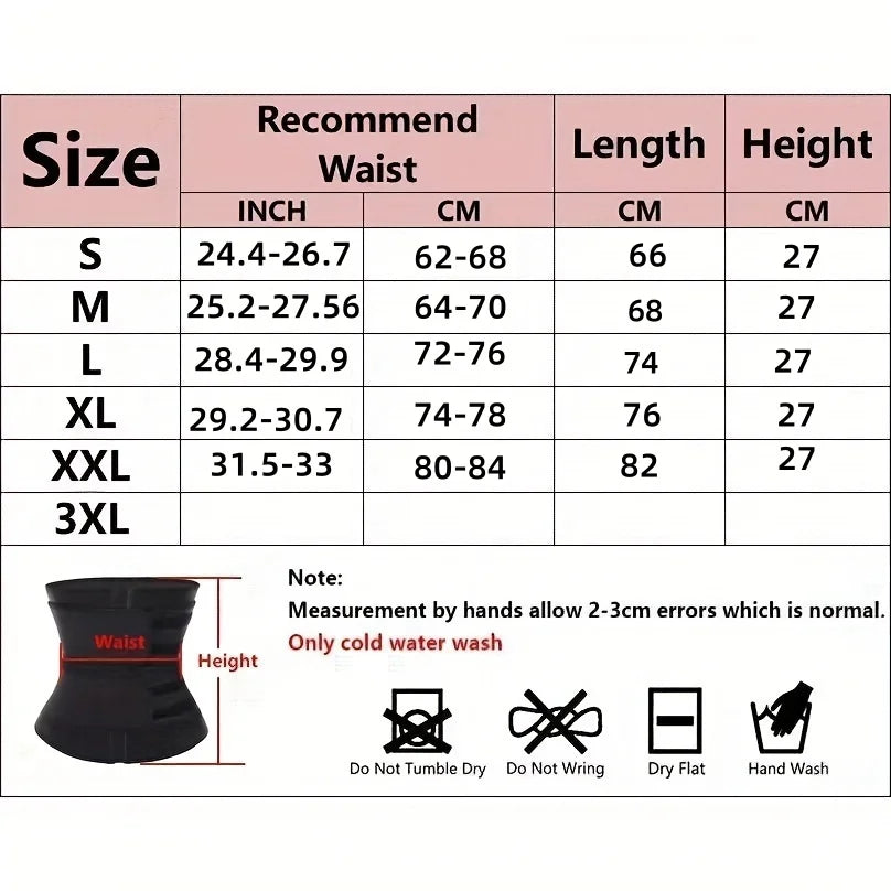 Waist Trainer Slimming Body Shaper Belt – Sweat Trimmer Fitness Cincher for Weight Loss, Fat Burning & Workout Support