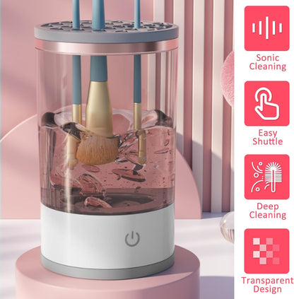 Electric Makeup Brush Cleaner – USB Portable Deep Cleaning Machine