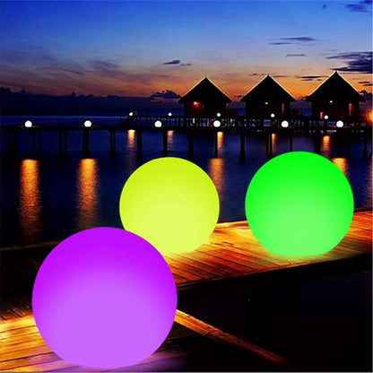 16  Summer GlowBall Colors Floating Pool Lights 