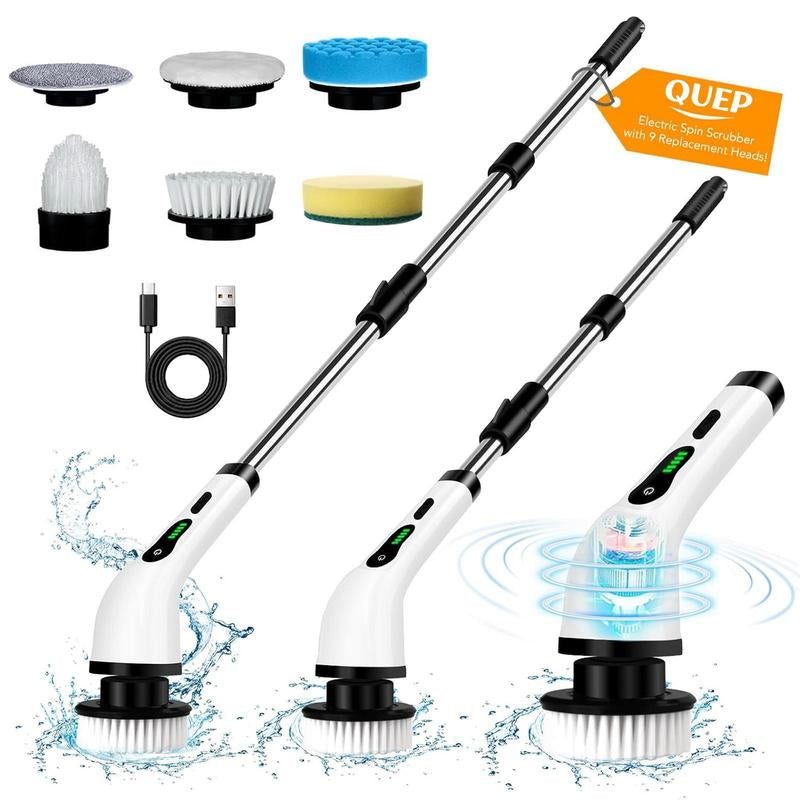 Electric Spin Scrubber for Cleaning Cordless Power Portable Rechargeable