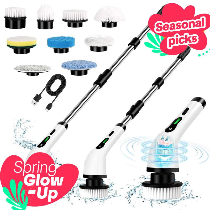 Electric Spin Scrubber for Cleaning Cordless Power Portable Rechargeable