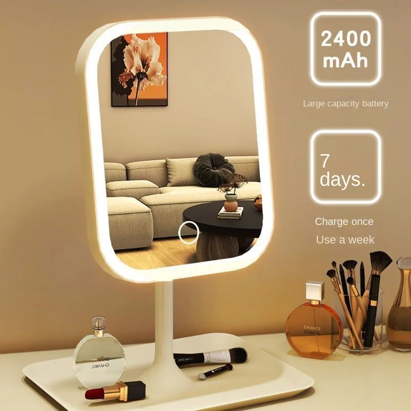 Smart LED Makeup Mirror with Brightness & Color Modes