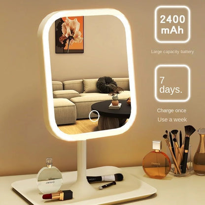 Smart LED Makeup Mirror with Brightness & Color Modes