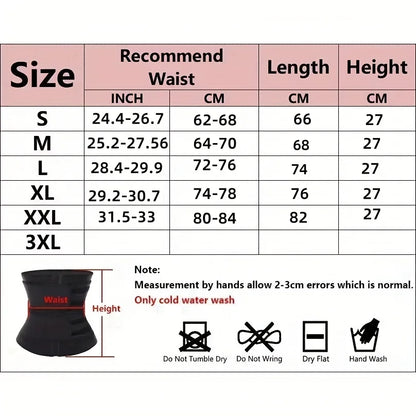 Waist Trainer Slimming Body Shaper Belt – Sweat Trimmer Fitness Cincher for Weight Loss, Fat Burning & Workout Support