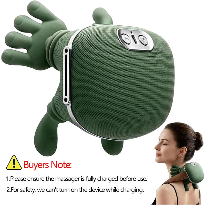 Bionic Neck & Shoulder Massager – 3 Mode Kneading Massage Shawl