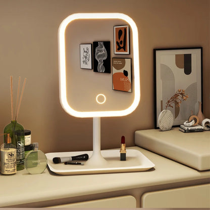 Smart LED Makeup Mirror with Brightness & Color Modes