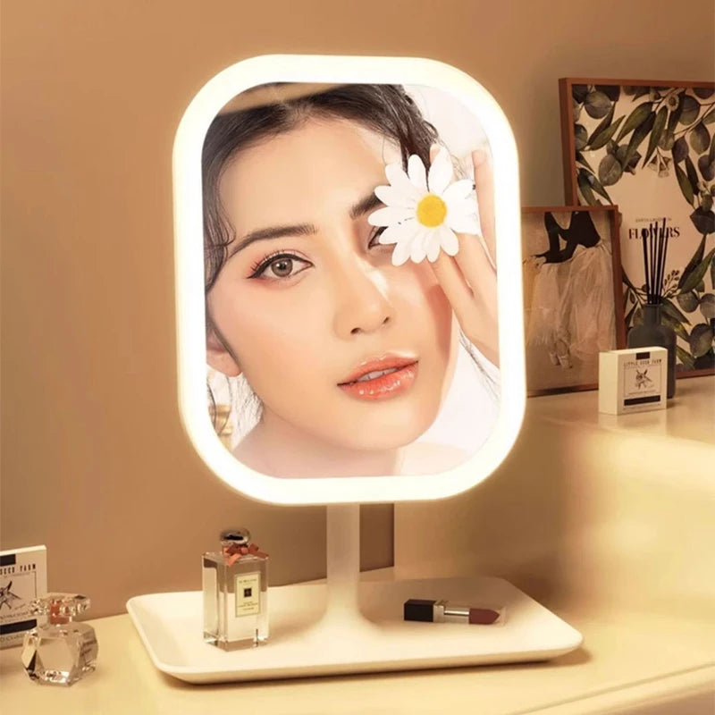 Smart LED Makeup Mirror with Brightness & Color Modes