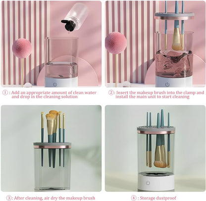 Electric Makeup Brush Cleaner – USB Portable Deep Cleaning Machine