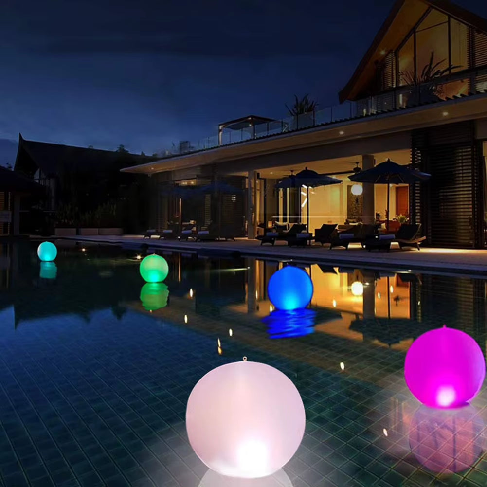 16  Summer GlowBall Colors Floating Pool Lights 